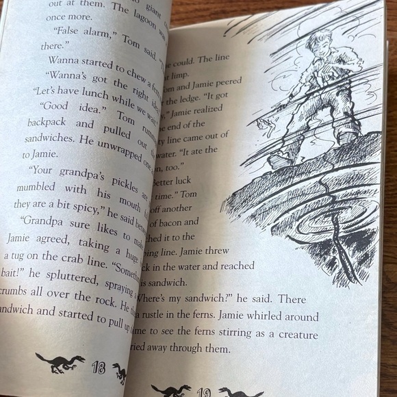 Dinosaur Cove: Catching the Velociraptor by: Rex Stone paperback book - Picture 2 of 3